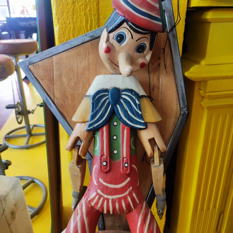 Pinocchio vintage en bois