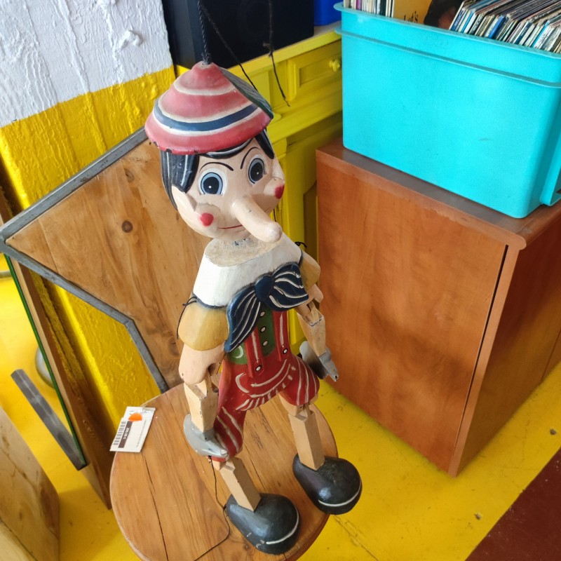 Marionnette Pinocchio en bois