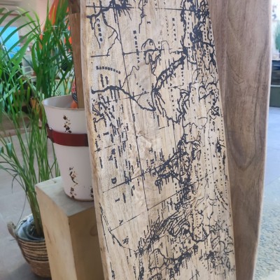Déco planche de surf manguier