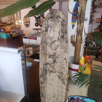 Déco planche de surf manguier