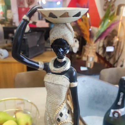 Statuette femme africaine