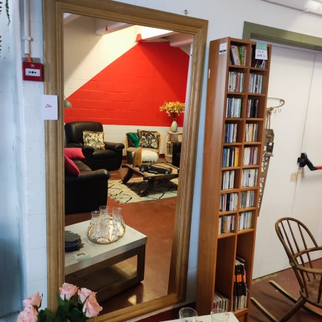 Très grand miroir en bois