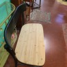 Chaises transformées en 1 petit banc