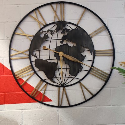 Grande horloge murale carte...