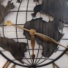 Grande horloge murale carte du monde prix grossiste