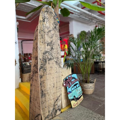 Déco planche de surf manguier